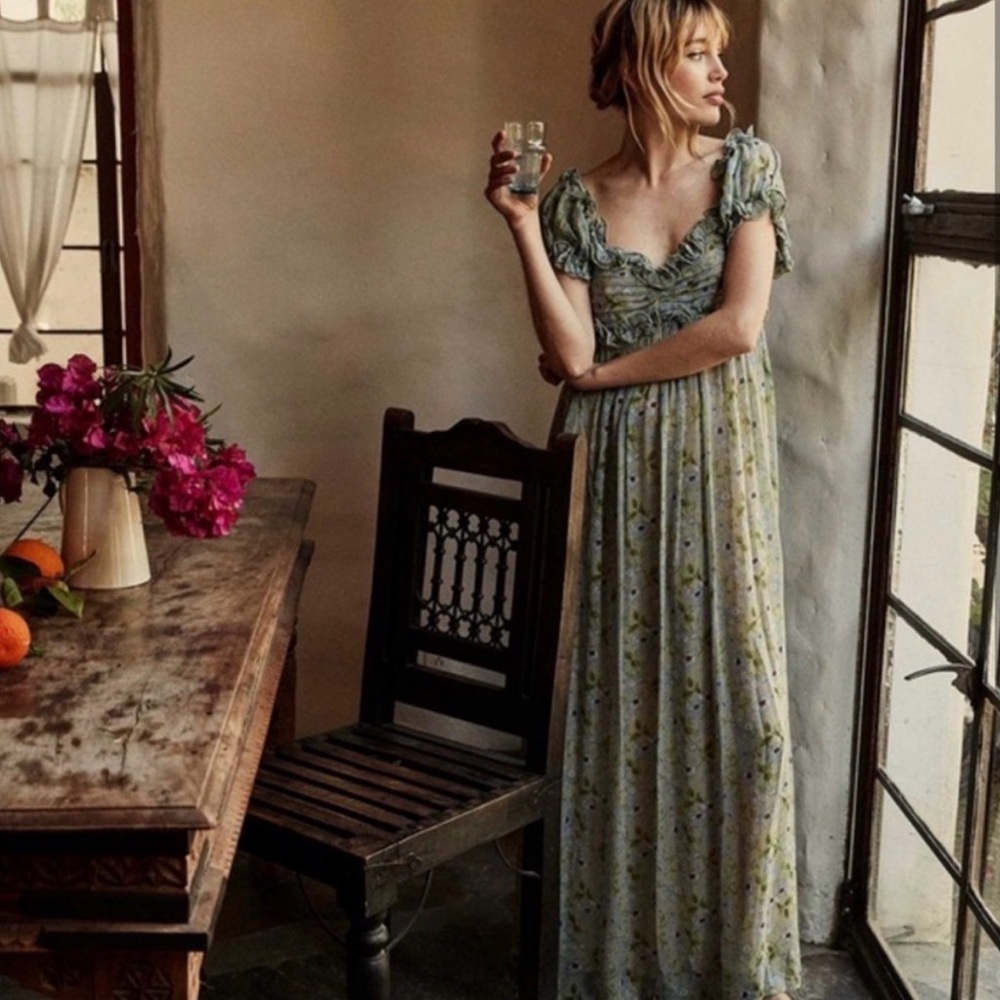 Doen green Drew Dress
